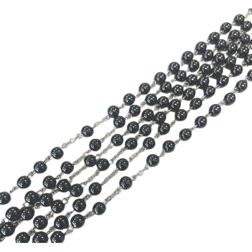 Perles en hématite