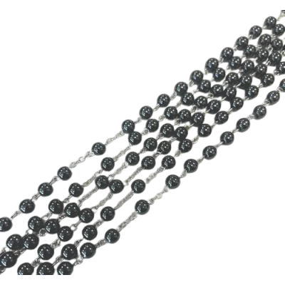 Perles en hématite