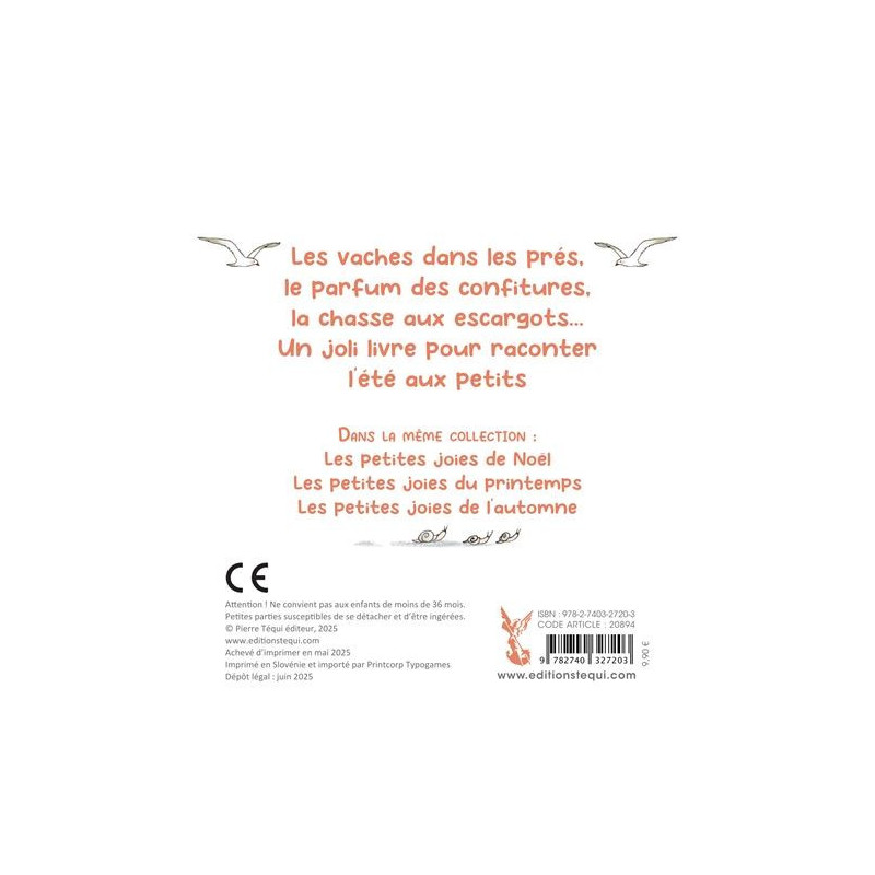 Les petites joies de l'été - 4e couverture