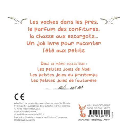 Les petites joies de l'été - 4e couverture