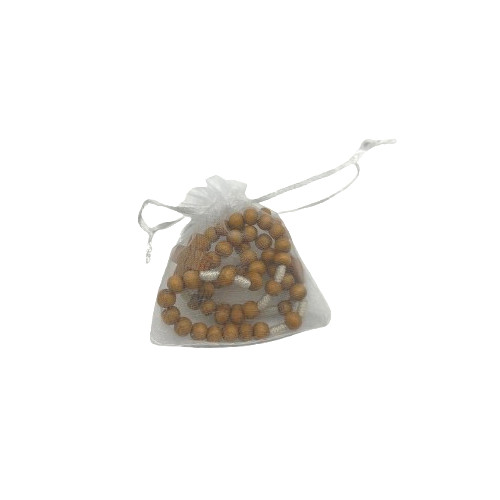 Howoki - Chapelet en bois dans son pochon