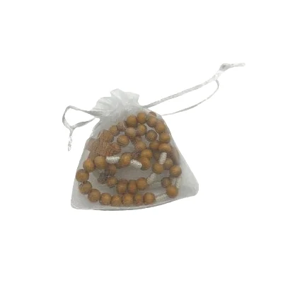Howoki - Chapelet en bois dans son pochon