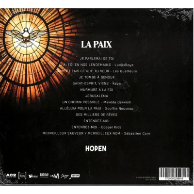 dos de couverture - cd hopen
