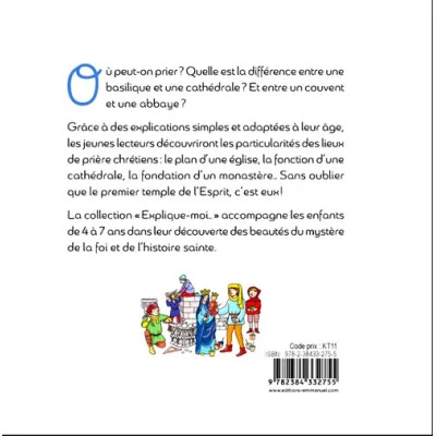 Explique-moi... où prient les chrétiens - dos de couverture