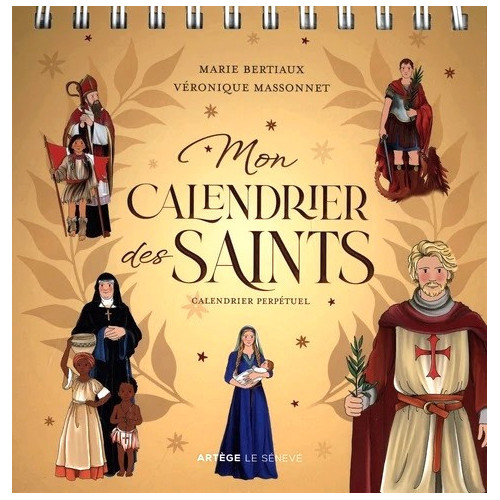 Mon calendrier des saints - calendrier perpétuel