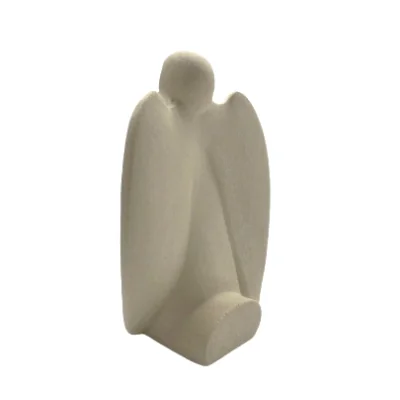 Ange à genoux céramique - dos