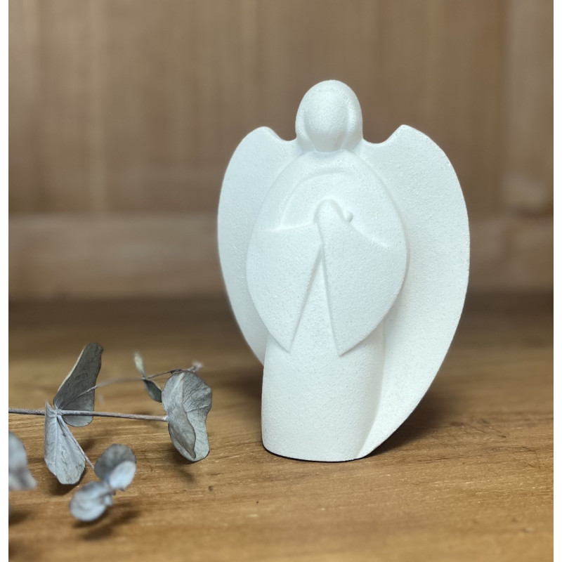 Magnifique Ange à genoux céramique