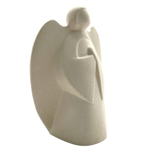 Ange à genoux céramique