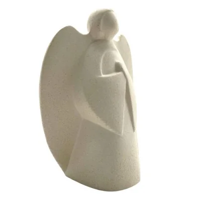 Ange à genoux céramique