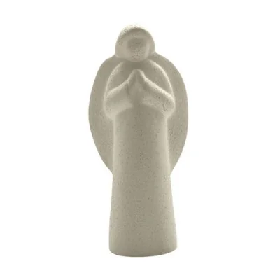 Ange en prière céramique - 14 cm