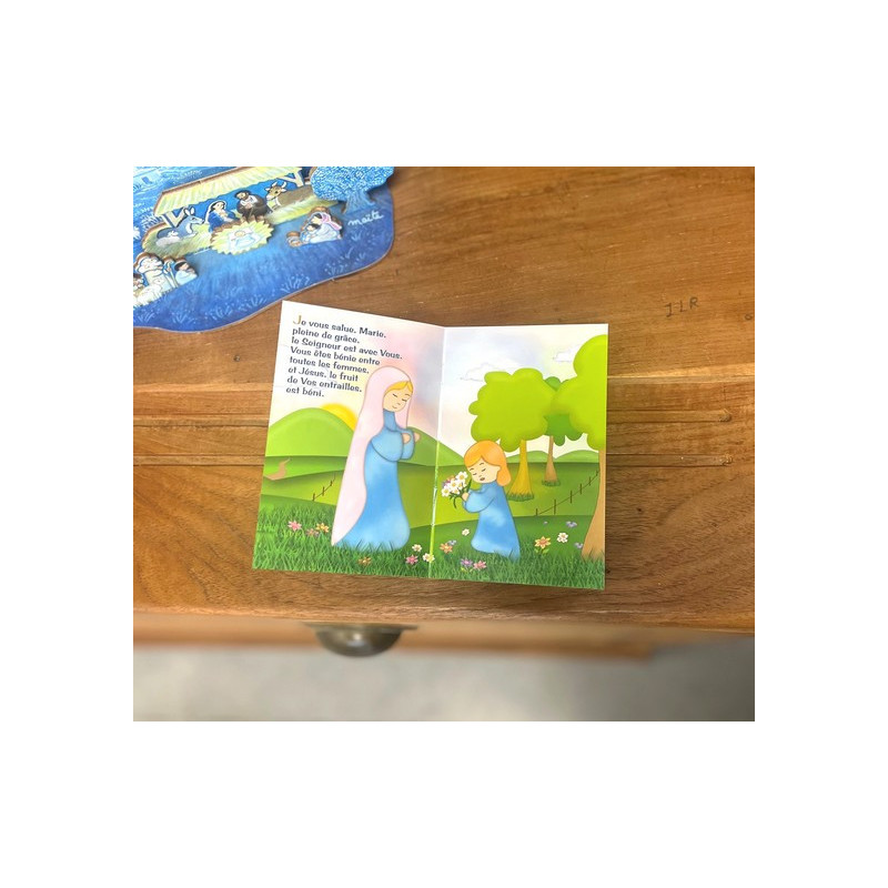 Livret Enfant Je vous salue Marie. | Comptoir Religieux