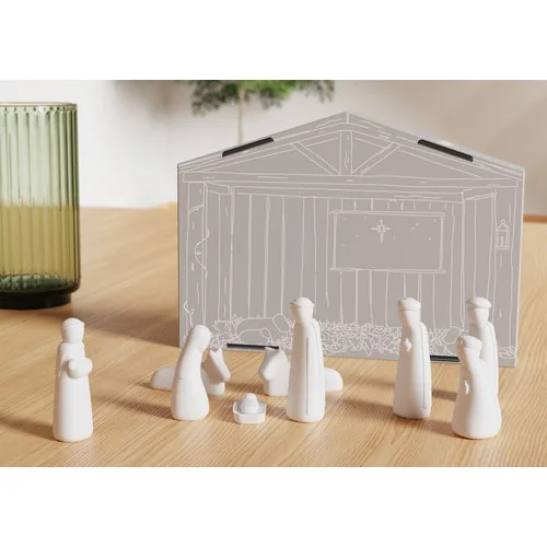 Crèche Emany - Complète 12 personnages | Comptoir Religieux