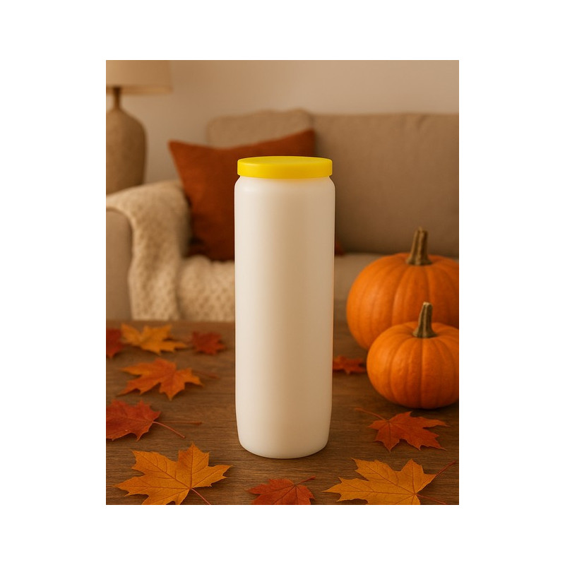 Bougie neuvaine blanche 9 jours