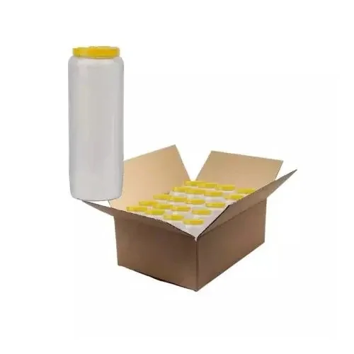 20 Bougies de neuvaine blanche