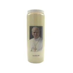 Bougie de neuvaine Pape Léon XIV