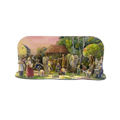 Calendrier de l'Avent en bois - Petit Page