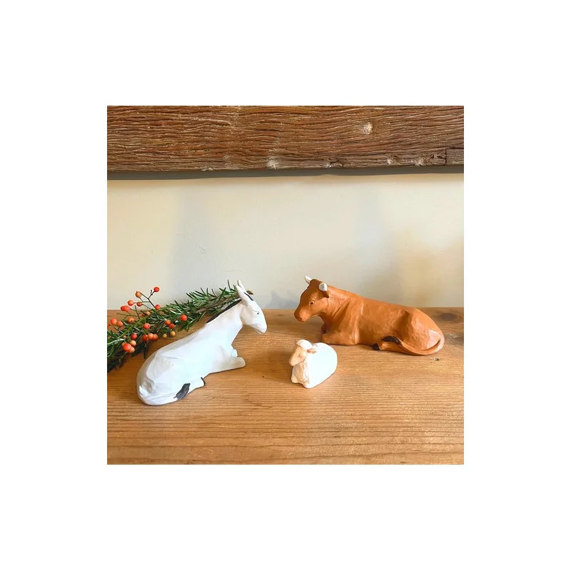 Les animaux de la crèche Nuit de lumière