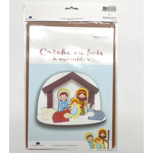 Crèche de Noël en bois Enfant - à assembler