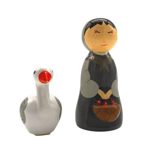 Fermière et l'oie Fermière et l'oie