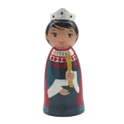 Esther - Crèche de Noël en bois tourné