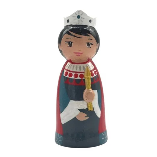 Esther - Crèche de Noël en bois tourné