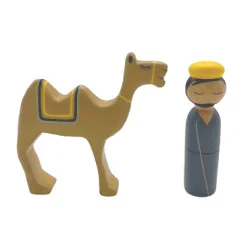 Crèche Howoki - Chameau et chamelier - BOITE