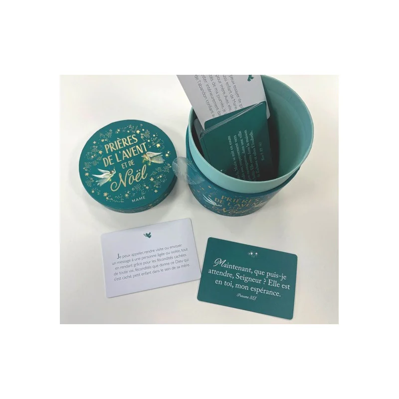 Boite à prières "Chez nous soyez Reine" - Prières à piocher - Mame | Comptoir Re...