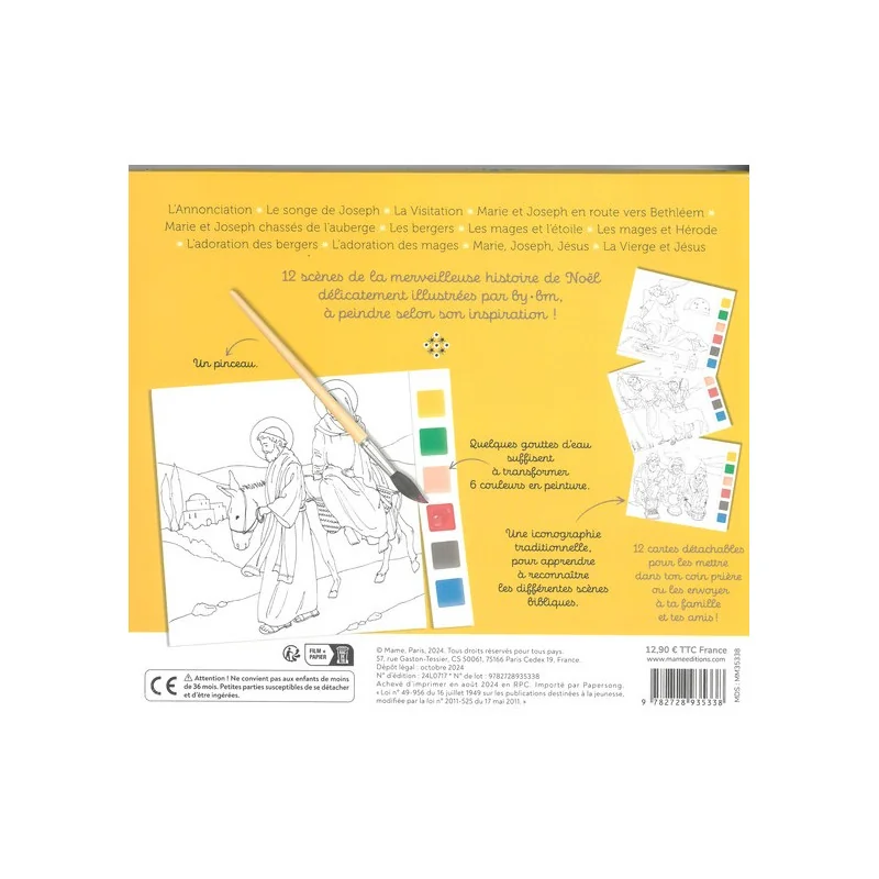 Noël à peindre - dos