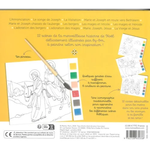 Noël à peindre - dos