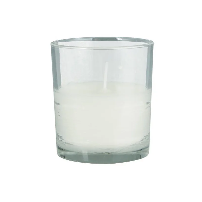 Bougie de l'Avent en verre - dos