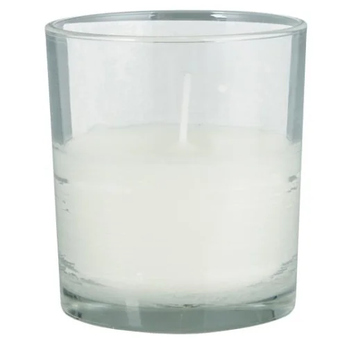 Bougie de l'Avent en verre - dos Bougie de l'Avent en verre - dos