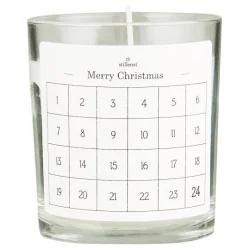 Bougie de l'Avent en verre