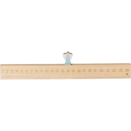 Calendrier de l'Avent Ange en bois