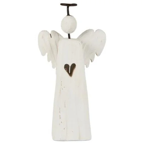 Statue Notre Dame de l'Eucharistie en albâtre avec dorure - 25cm | ...