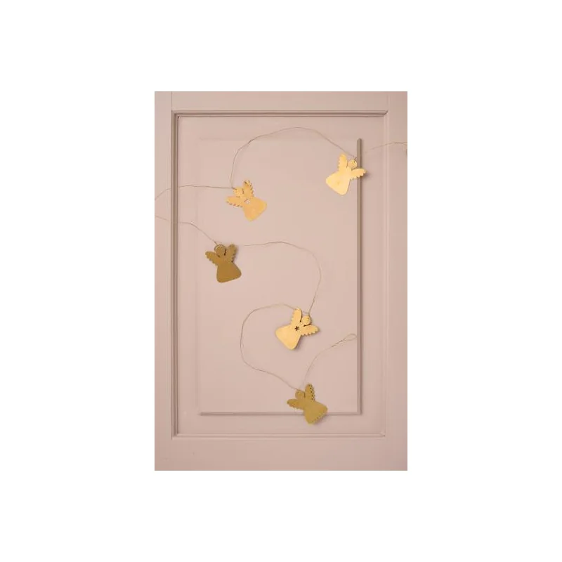 Guirlande Anges dorés en laiton