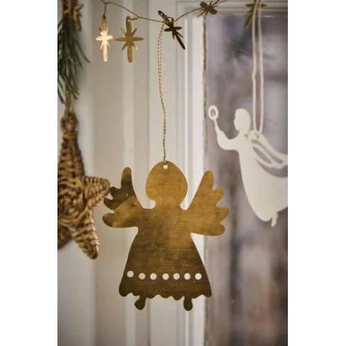 Suspension Ange en laiton doré