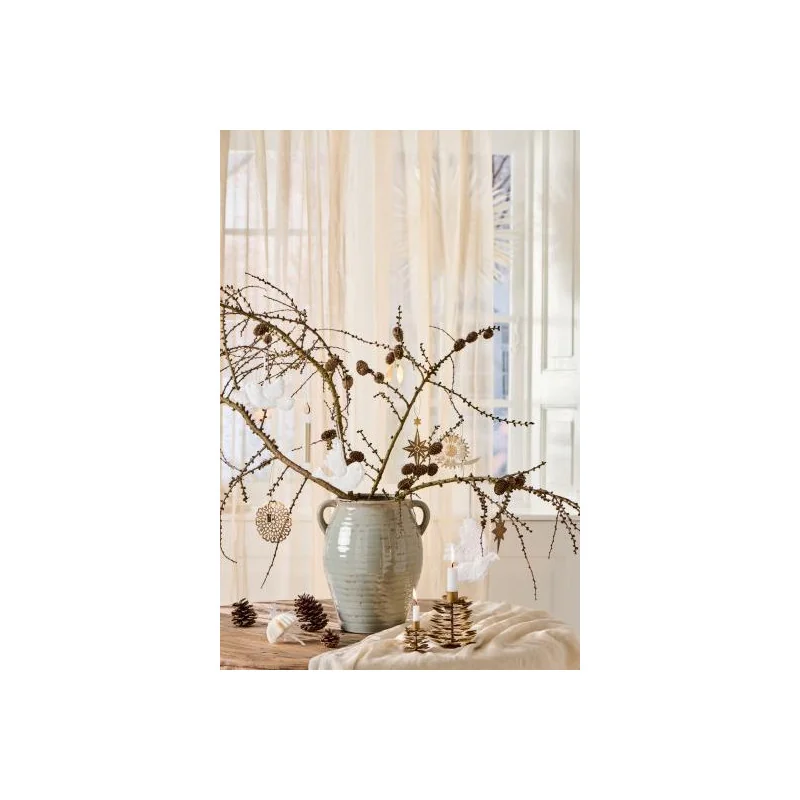 Support pour bougie de l'Avent doré | Comptoir Religieux