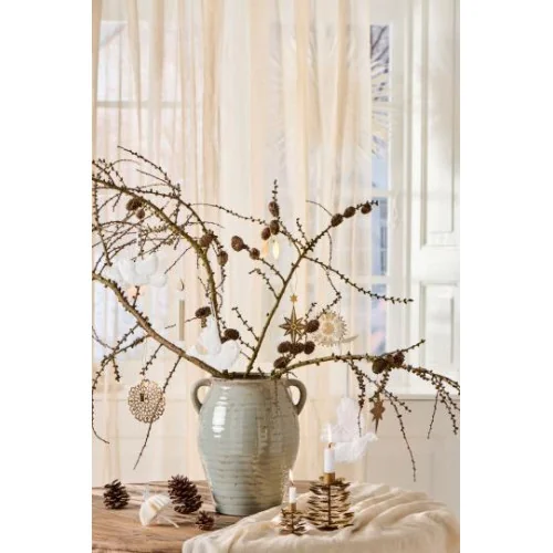 Support pour bougie de l'Avent doré | Comptoir Religieux