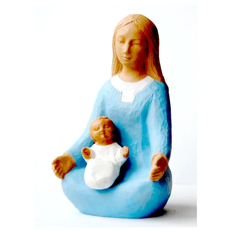 Crèche Nuit de Lumière - Jésus dans les bras de Marie