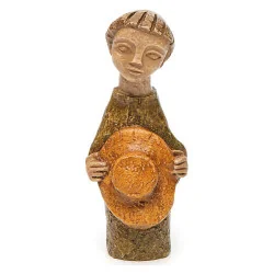 Crèche Soeurs de Bethleem - Berger au chapeau couleur | Comptoir Re...