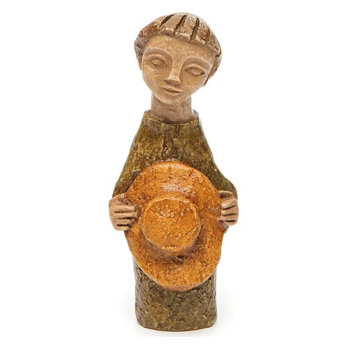 Crèche Soeurs de Bethleem - Berger au chapeau couleur | Comptoir Re...