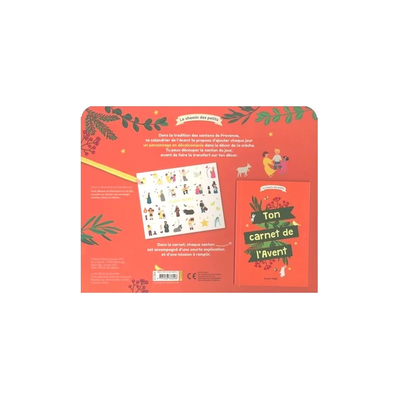 Calendrier de l'Avent en décalcomanie