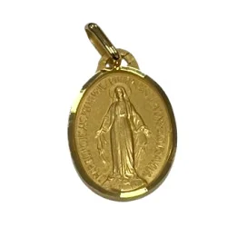 Médaille Vierge Miraculeuse 21mm Plaqué OR