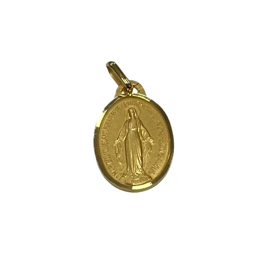 Médaille Vierge Miraculeuse 21mm Plaqué OR