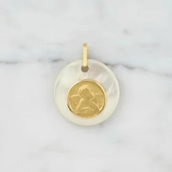 Médaille Ange nacre - OR