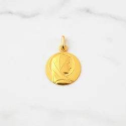 Médaille profil de Vierge - Or