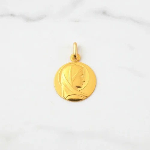 Médaille profil de Vierge - Or