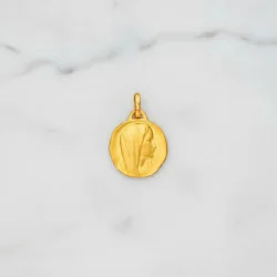 Médaille ronde Vierge Marie - OR - 1.55 grammes