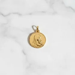 Médaille Vierge à l'enfant - OR