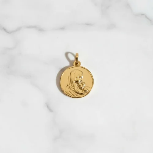 Médaille Vierge à l'enfant - OR